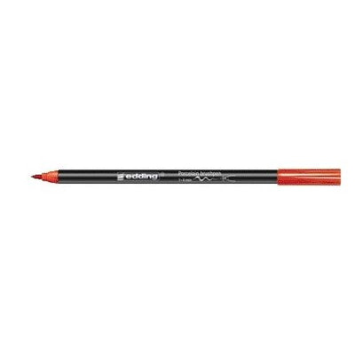 Edding -  Brushpen  4200 porselein rood | 10 stuks