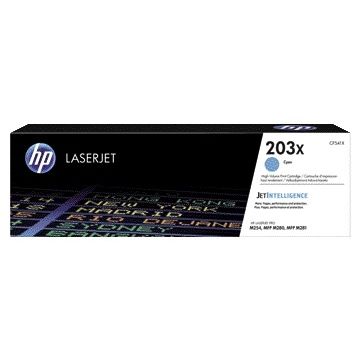 HP -  Originele 203X high-capacity cyaan LaserJet tonercartridge