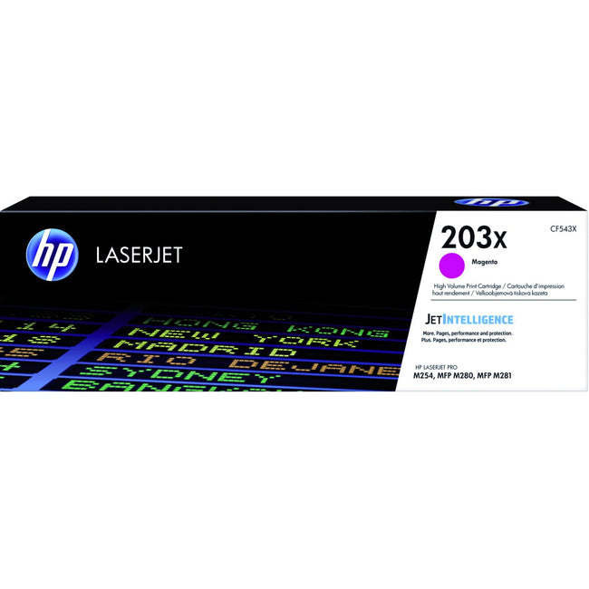HP - Cartouche toner cf543x 203x rouge