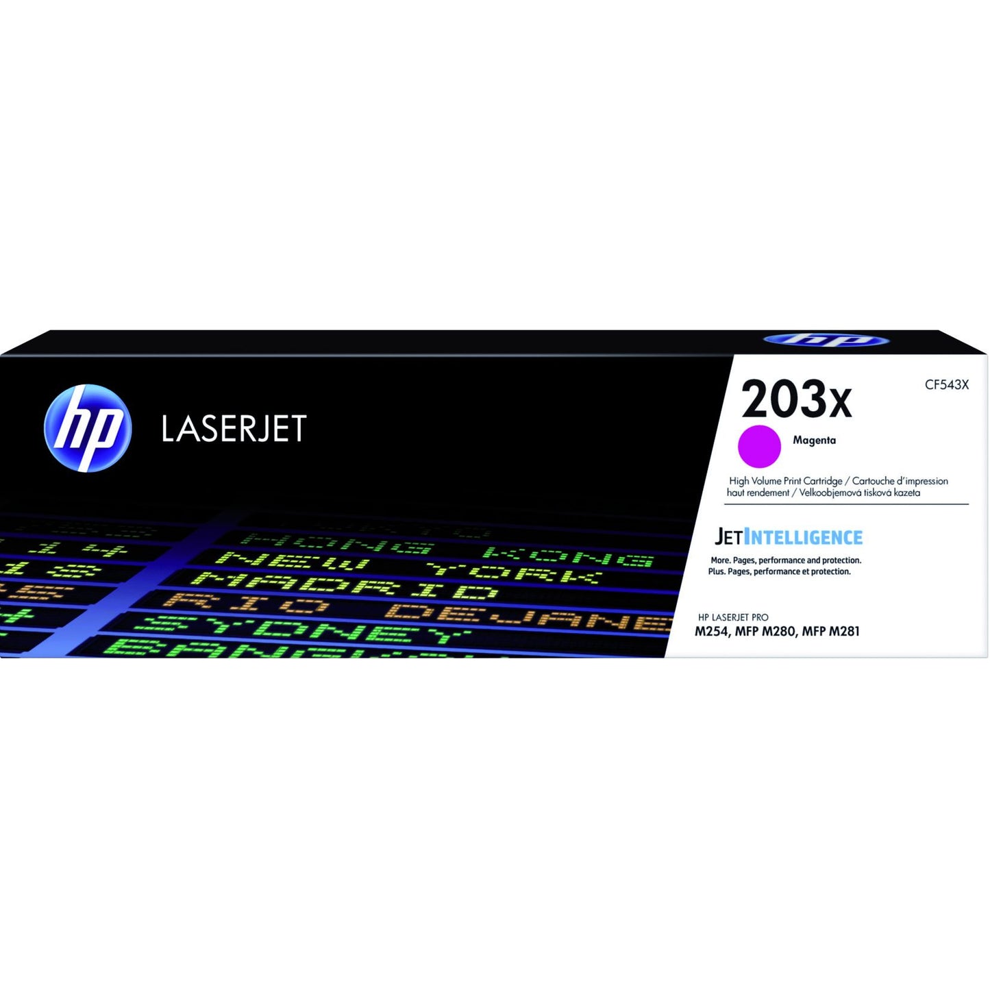 HP - Tonerkartusche cf543x 203x rot
