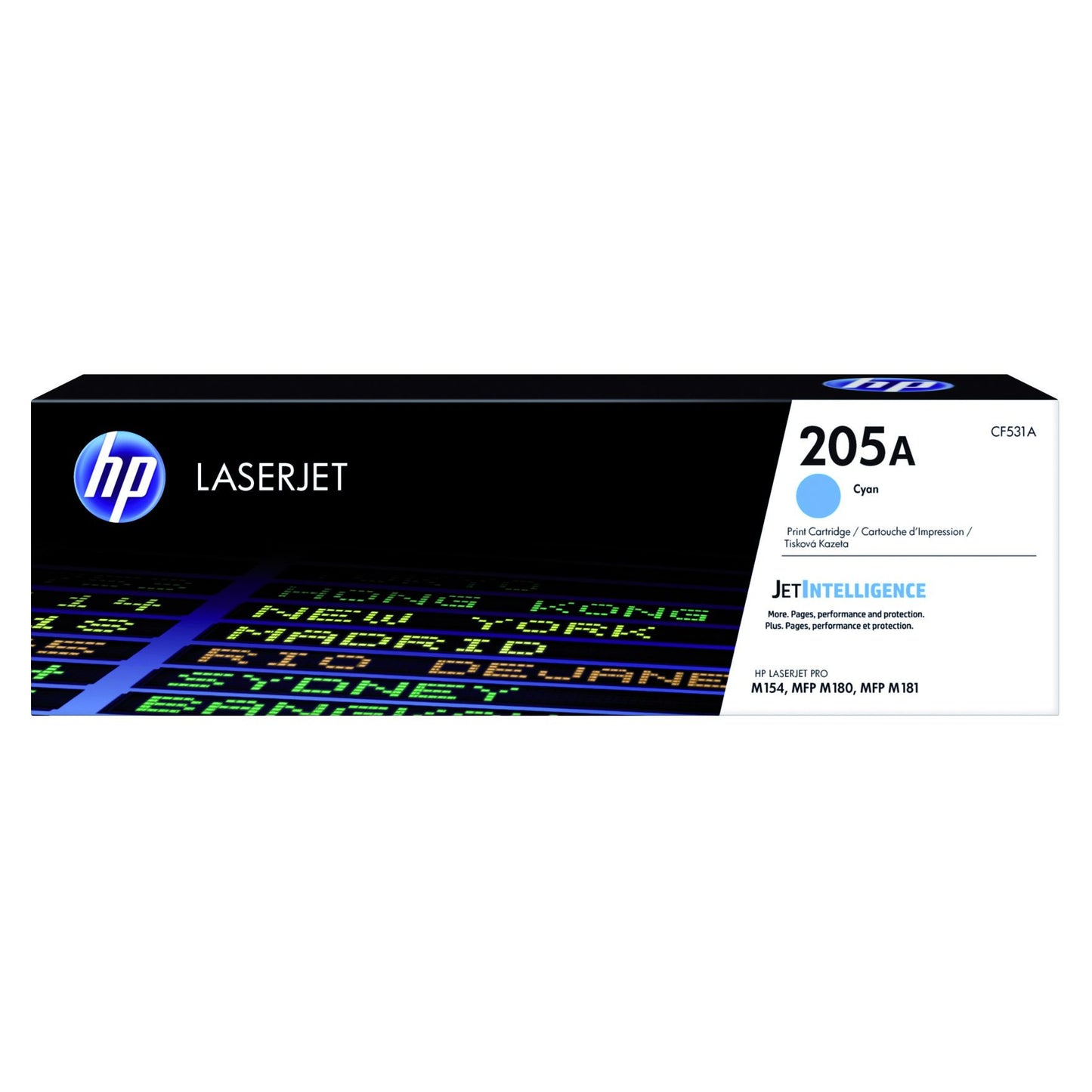 HP - Tonerkartusche cf531a 205a blau