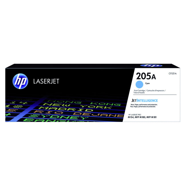 HP - Tonerkartusche cf531a 205a blau