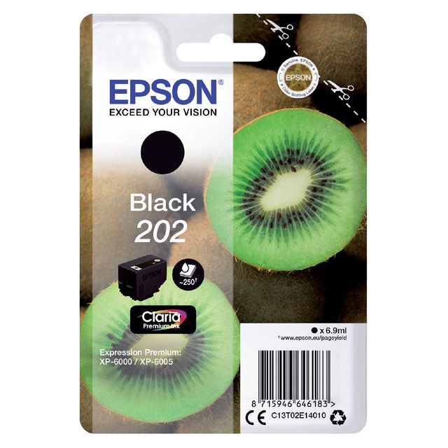 Epson - Inktcartridge epson 202 t02e14 zwart