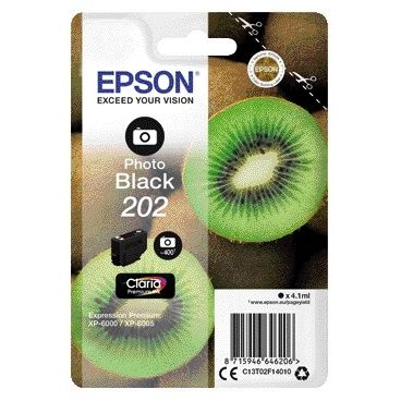 Epson -  Inktcartridge 202 T02F14 foto zwart