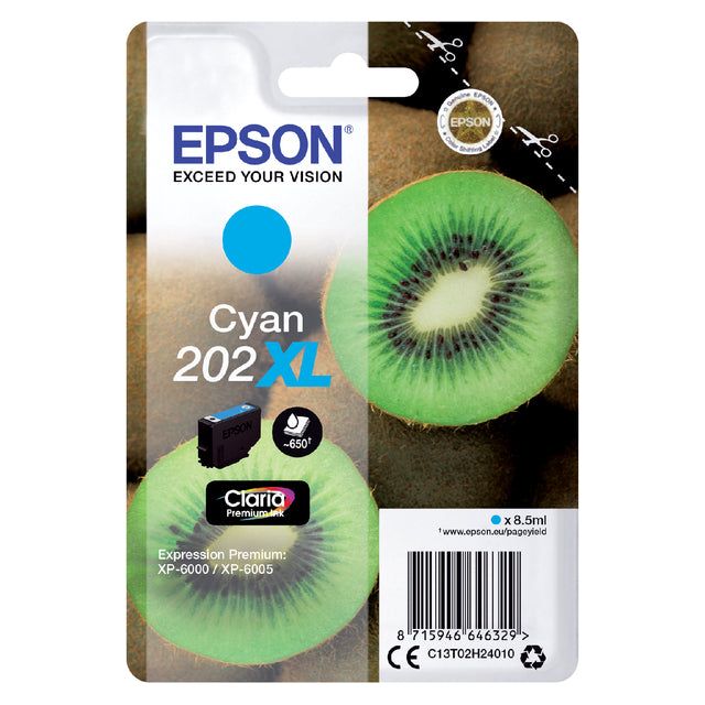 Epson - Inktcartridge  202xl t02h24 blauw