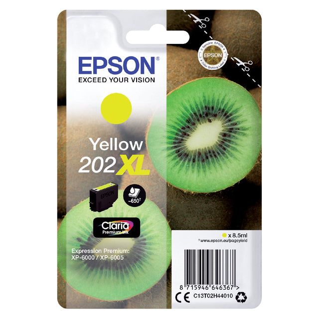 Epson - Inktcartridge  202xl t02h44 geel