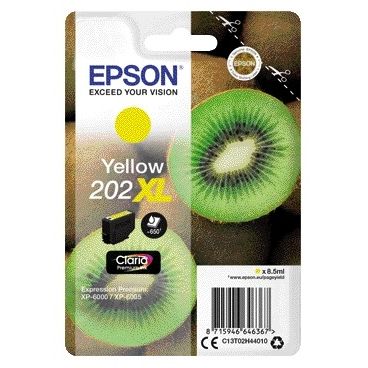 Epson - Cartouche d'encre 202XL T02H44 jaune