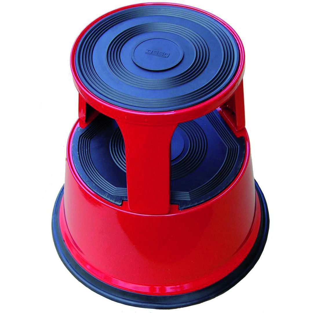 Desq - Tabouret 420mm métal rouge