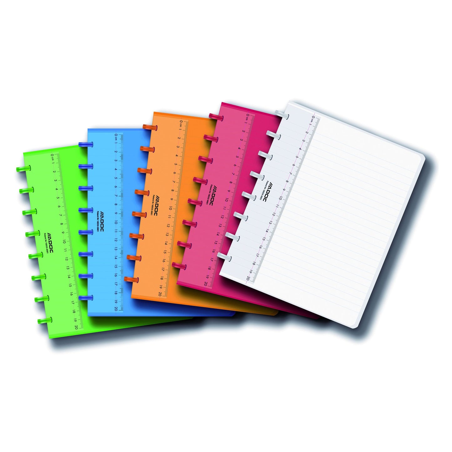 Adoc -  Schrift  a5 lijn 144pag 90gr assorti