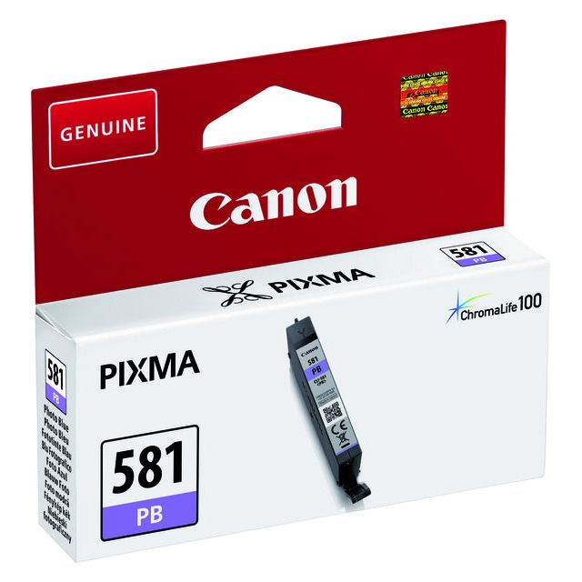 Canon - inktcartridge CLI-581PB, 241 foto's, OEM 2107C001, photo blue