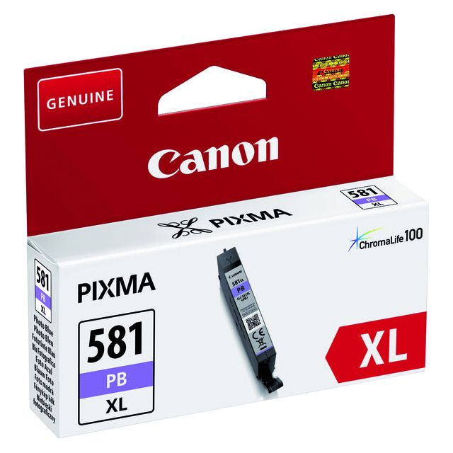 Canon - inktcartridge CLI-581PB XL, 505 foto's, OEM 2053C001, photo blue