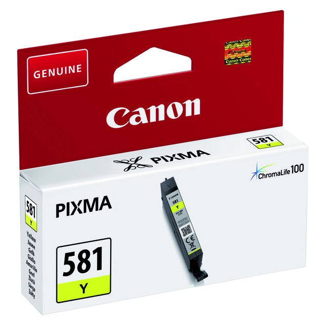 Canon - Inkcartridge CLI -581y, 99 Fotos, OEM 2105C001, Geel