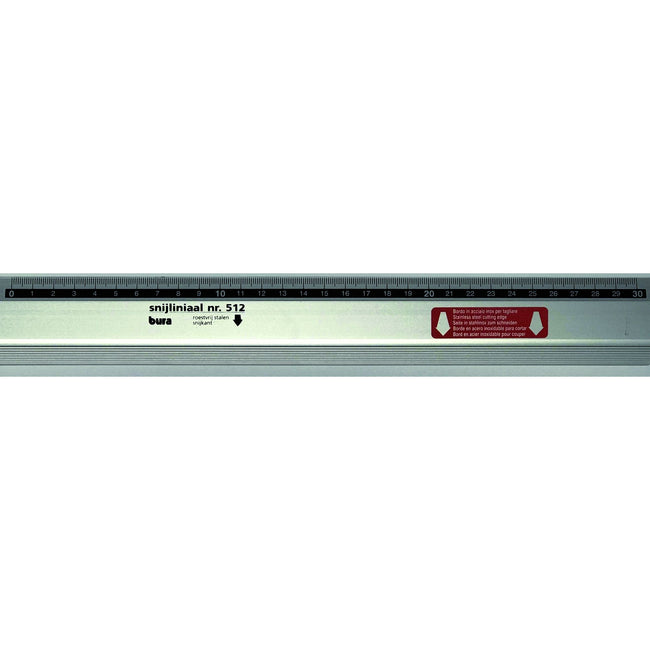 Rumold - Schneidelineal Bura 512 Antica 30cm Aluminium