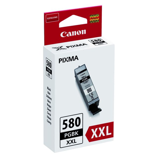 Canon - Inkcartridge PGI -580 PGBK XXL, 600 pages, OEM 1970C001, noir