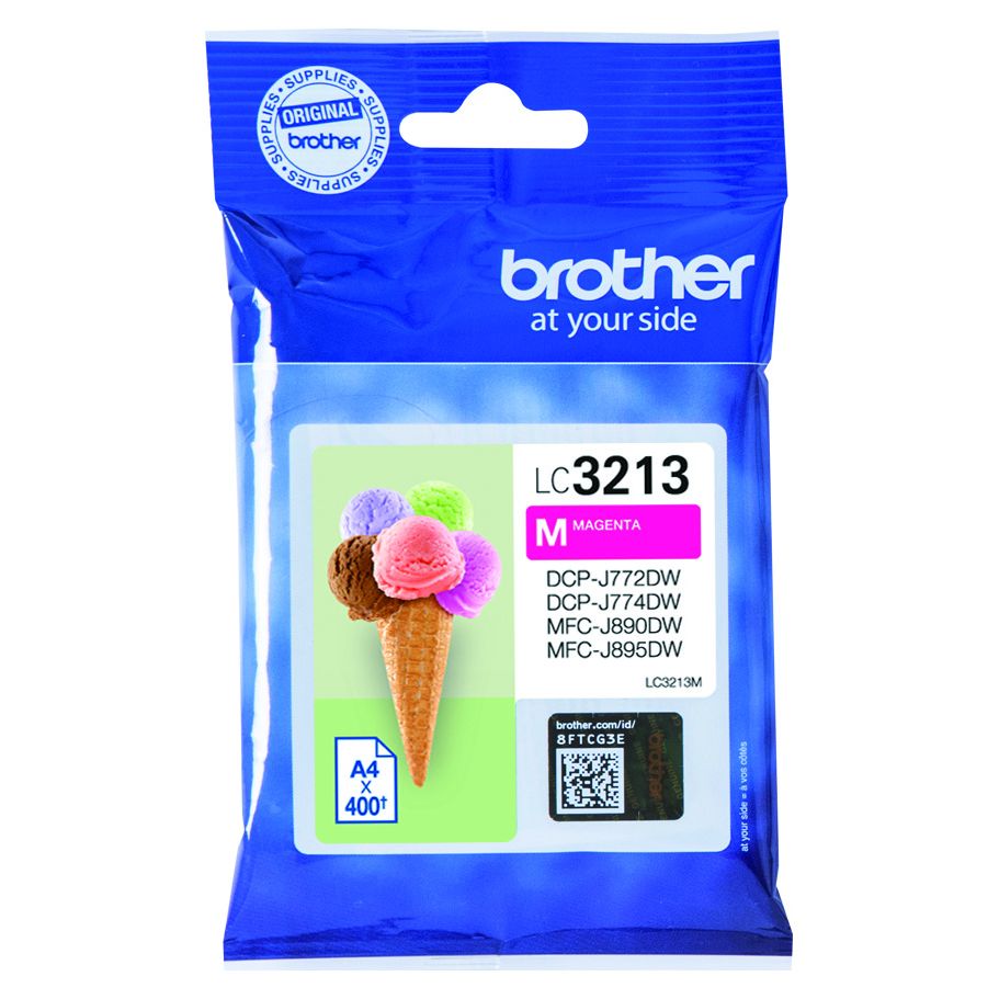 Brother -  LC321inktcartridge 1 stuk(s) Origineel Hoog (XL) rendement Magenta