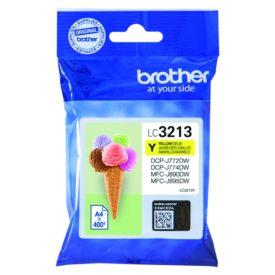 Brother - Tintenpatrone LC-3213Y gelb