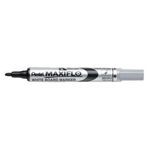 Pentel -  Whiteboardmarker  mwl5s 1mm zwart | 12 stuks