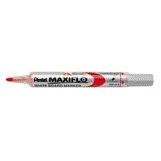 Pentel - Whiteboardmarker MWL5S Maxiflo rund 1mm rot | 12 Stück