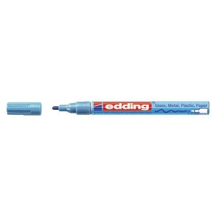 Edding -  Paintmarker  751 oliebasis 1-2mm mtl blauw