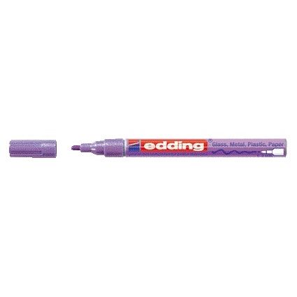 Edding -  Paintmarker  751 oliebasis 1-2mm mtl paars | 10 stuks