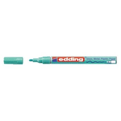 Edding - Marqueur à base d'huile 751 1-2mm vert métallisé