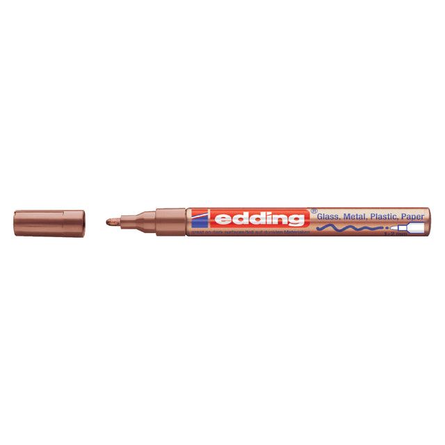 Edding - Viltstift  751 lak rond 1-2mm koper