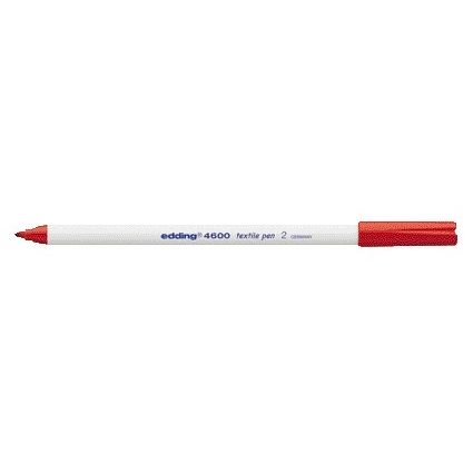 Edding -  Textielmarker  4600 rond 1mm rood