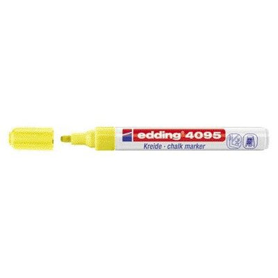 Edding -  Krijtstift  4095 rond 2-3mm neon geel | 10 stuks