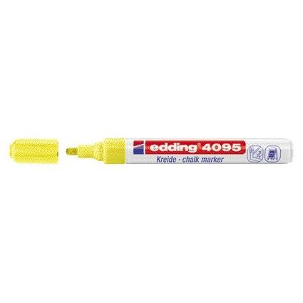 Edding -  Krijtstift  4095 rond 2-3mm neon geel