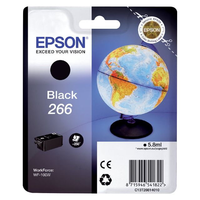 Epson - Inkcartridge Epson 266 T2661 Black