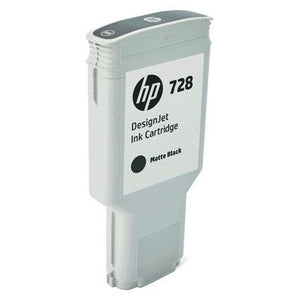 HP -  728 matzwarte DesignJet inktcartridge, 300 ml