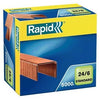 Rapid - Agrafes 24h/24, 6j/7, cuivre, boîte de 5 000 agrafes