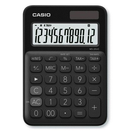 Casio - Calculatrice MS-20UC noire