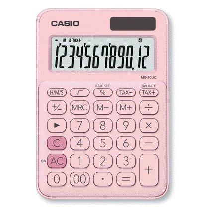 Casio - Calculatrice MS-20UC rose