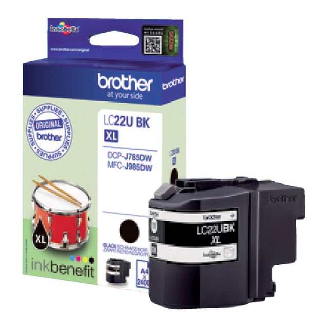 Bruder - Inkcartridge Bruder LC -22UBK Schwarz