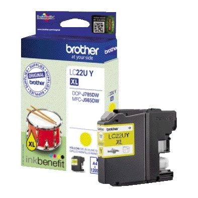 Brother - Tintenpatrone LC-22UY gelb