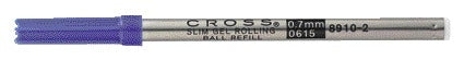 Cross - Recharge pour stylo roller slim bleu | 6 pièces