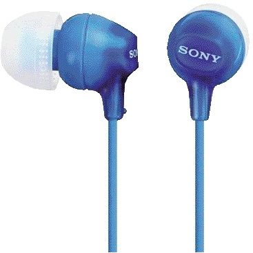 Sony -  Oortelefoon EX15LP basic blauw
