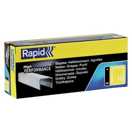 Rapid -  Nieten 13/8 gegalvaniseerd standaard 5000 stuks