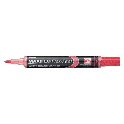 Pentel - Whiteboard-Marker mwl5sbf 1,5-4,5 rot | 12 Stück