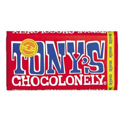 Tony's Chocolonely -  Chocolade tony chocolonely melk reep 180gr