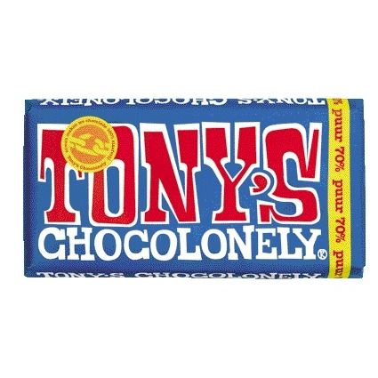 Tony's Chocolonely - Tablette de chocolat noir 180gr | 15 pièces