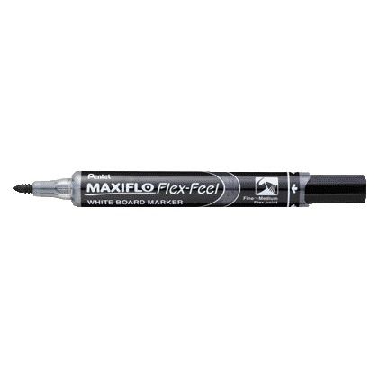 Pentel -  Whiteboardmarker  mwl5sbf 1.5-4.5 zwart | 12 stuks