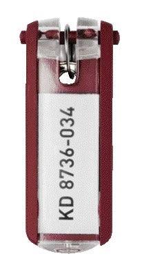 Langlebig – Schlüsseletikett 1957 mit rotem Ring