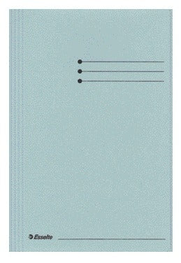 Esselte - Dossier folio 3 rabats manille 275gr bleu | 50 pièces