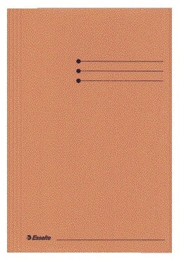 Esselte - Aktenordner Folio 3 Klappen Manila 275gr orange | 50 Stück