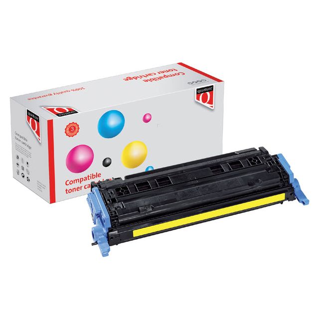 Quantore - Tonercartridge HP Q6002A 124A Geel