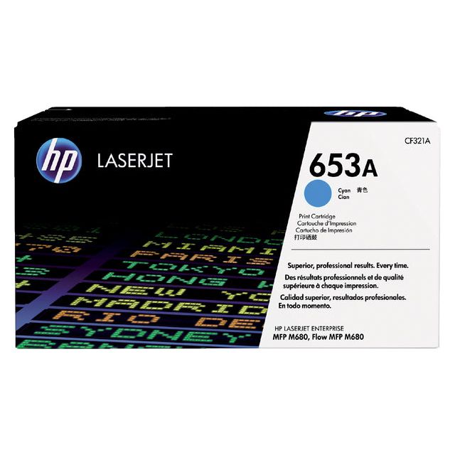 HP - Tonercartridge HP CF321A 653A Blau