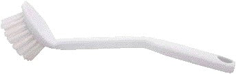 Cleaninq - Brosse à vaisselle en plastique à tête ronde blanche | 100 pièces