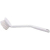 Cleaninq - Brosse à vaisselle basic plastique à tête ronde blanche